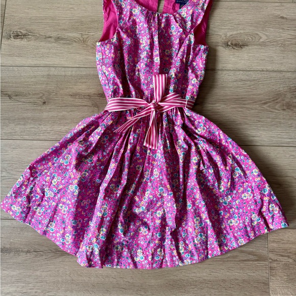 Polo by Ralph Lauren Pink Floral Kids Dress - Picture 1 of 3
